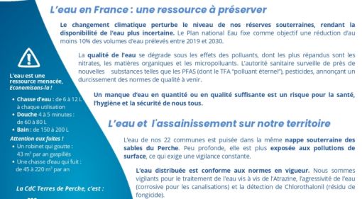 Transfert de l'eau : Edition spéciale