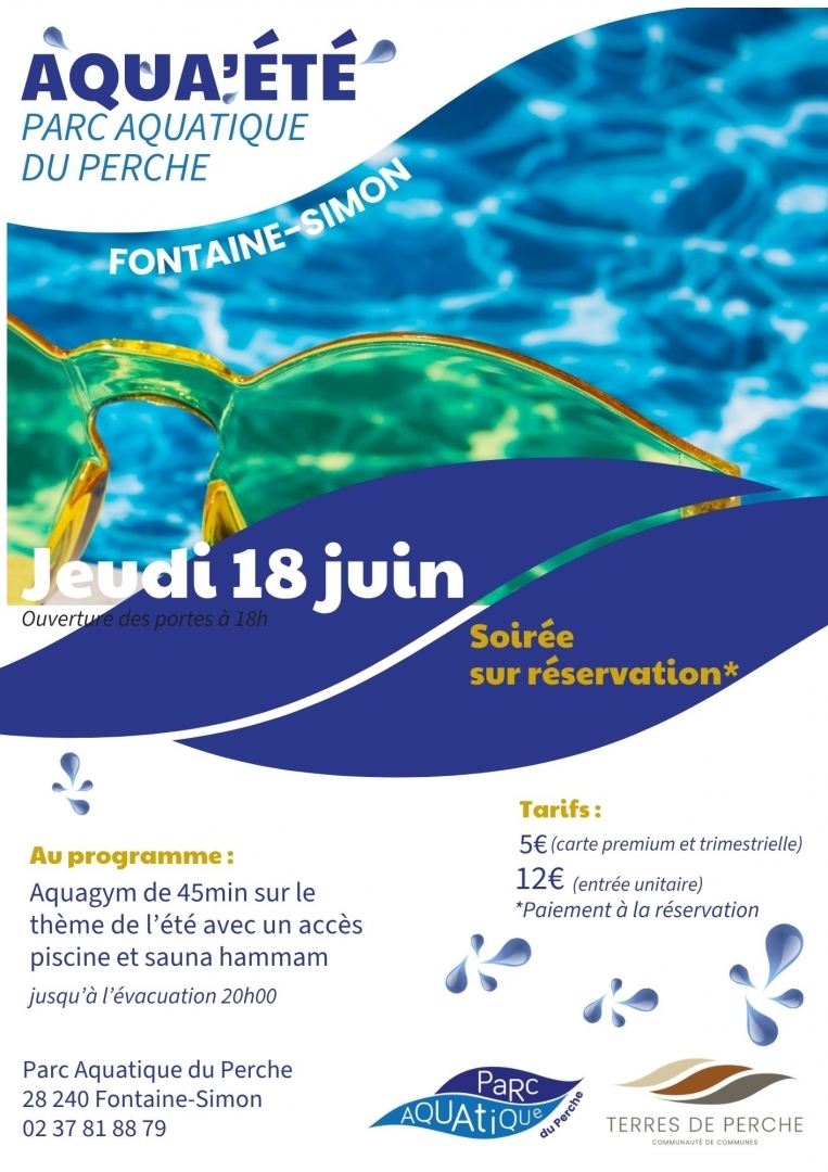 Affiche aqua été